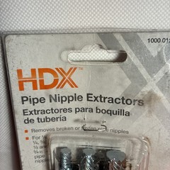 HDX Pipe Nipple Extractor Set (5-Piece) NIP