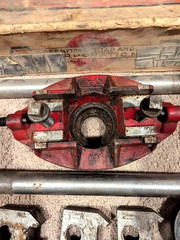 Rare Greenfield Adjustable Stock and Dies 1 1/4 Inch, 1 1/2&Prime; Inch & 2&Prime; Inch (T)