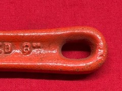 NYE Tool Heavy Duty Offset Pipe Wrench, 8&Prime;, 1&Prime; Capacity, Steel Vintage!