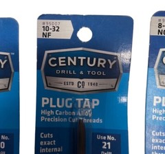 Century Drill & Tool 97307, 95007, 95005 Plug Tap (LOT OF 3) **SALE**