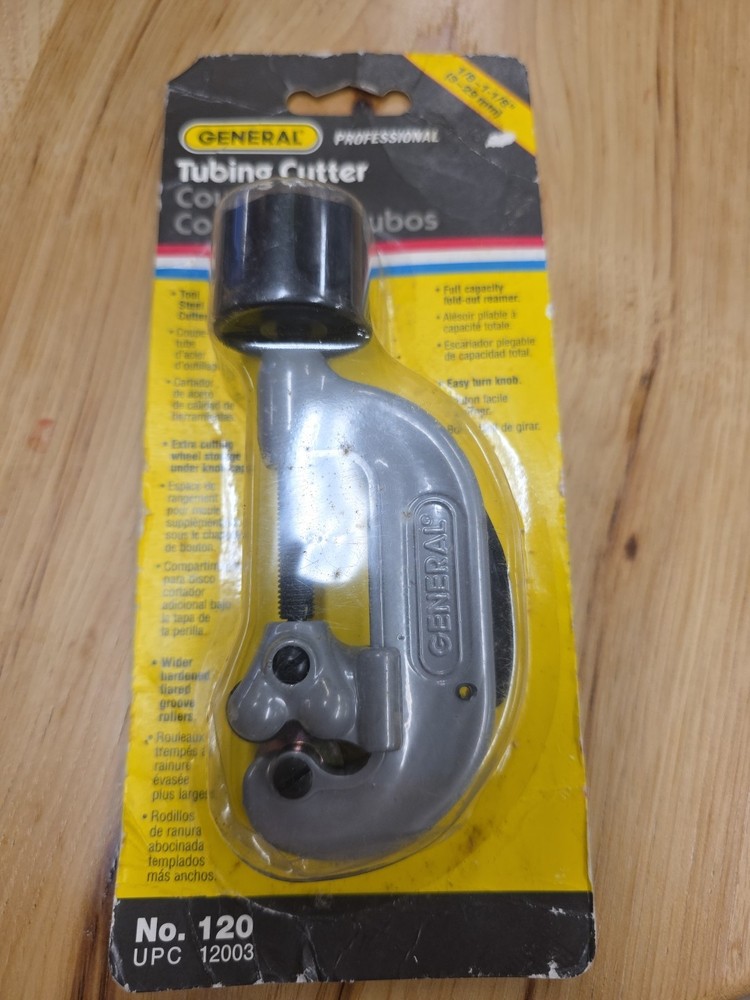 General Professional Tubing Cutter 1/8&rdquo;-1&1/8&rdquo; (3-30mm) No.120