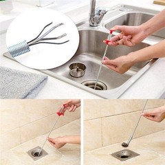 116 inch Drain Snake Flexible Grabber Claw &ndash; Toilet Snake Drain Claw for Clog&hellip;