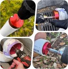 Efficient 4-Piece PVC, CPVC & ABS Pipe Reamer Set for Repair Excellence
