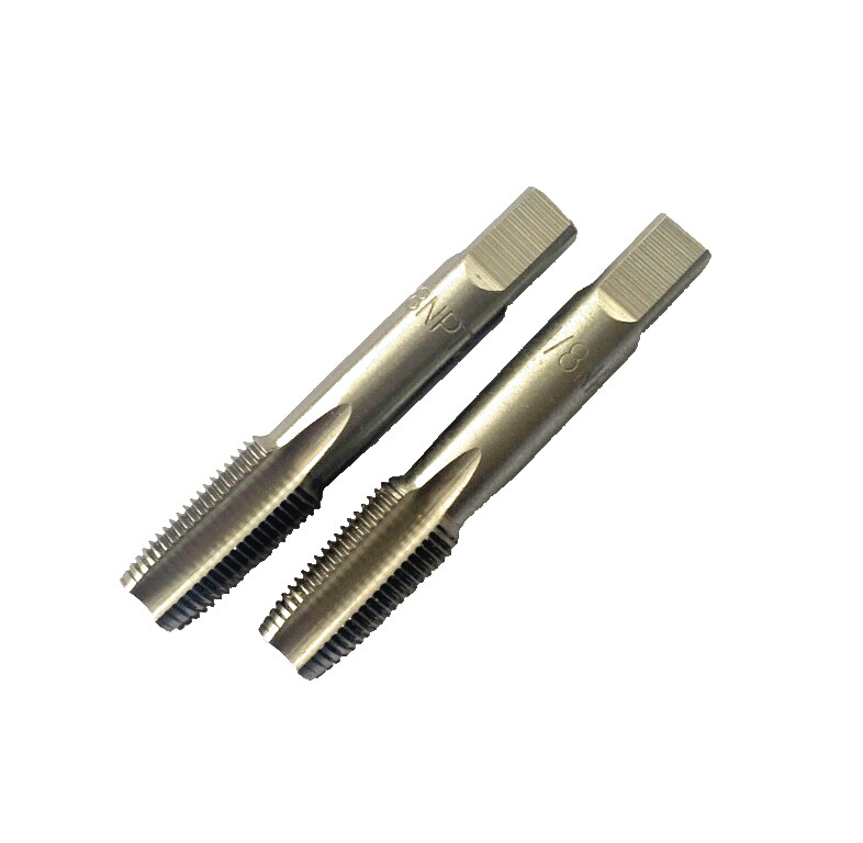 1/8 x 27&Prime; HSS NPT Pipe Tap H.I.T Brand High Speed Steel Lot of 2