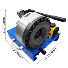 1&Prime; Manual High-pressure Pipe Press Pipe Shrinking Machine Hose Crimper