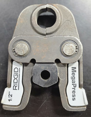 RIDGID MEGAPRESS V2,48553, 6PC KIT,1/2&Prime;-2&Prime;, MISSING 1-1/2&Prime;, HARD CASE, FREE SHIP