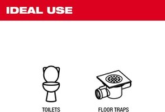 Milwaukee 3576-21 M12 TRAPSNAKE 6&prime; Toilet Auger
