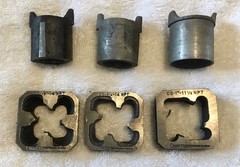 Vtg Craftsman Crown Logo Ratcheting Pipe Threader w/Guides, Dies, Pipe Cutter