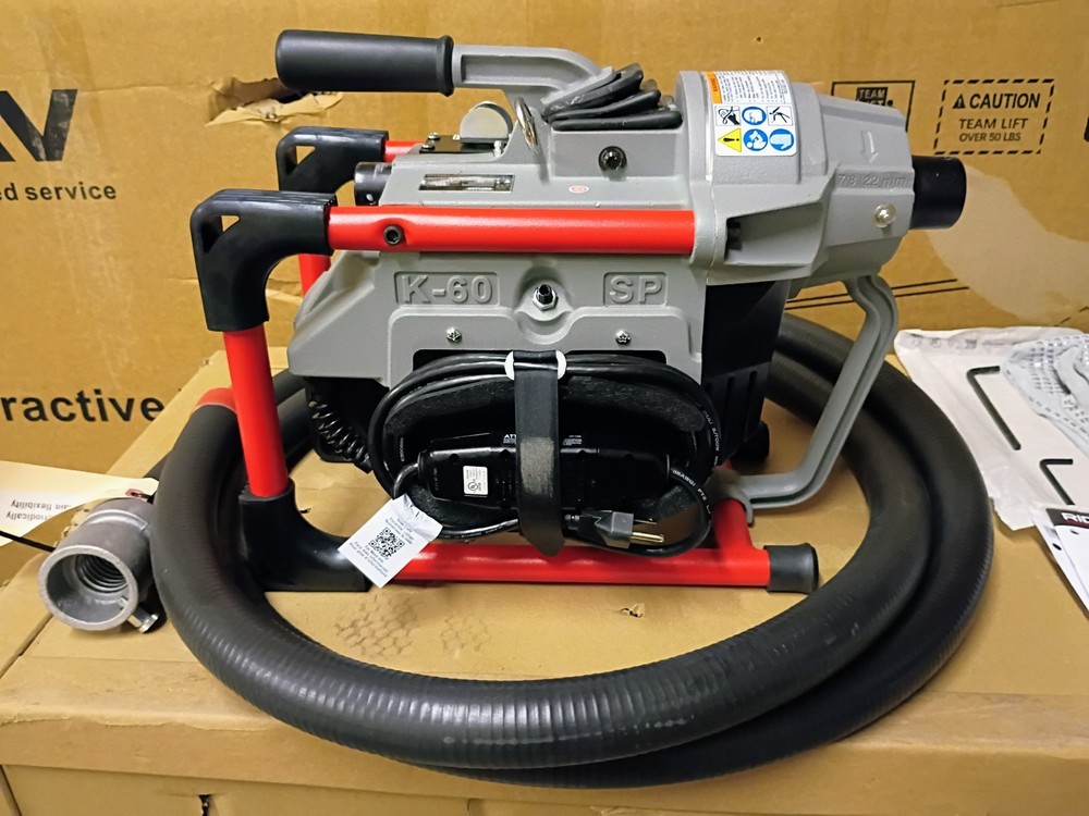 RIDGID K-60SP Compact 120-Volt Sectional Drain Cleaning Machine