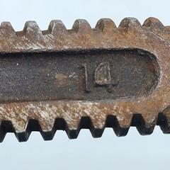 Vintage Great Neck 13&rdquo; Pipe Tool Monkey Wrench PW14 Forged Steel Heavy Duty READ