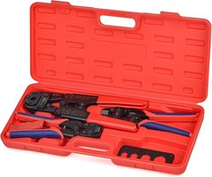 IWS-1807CN PEX Crimping Tool Kit W/ PEX Crimpers PEX Tubing Cutter Copper Ring