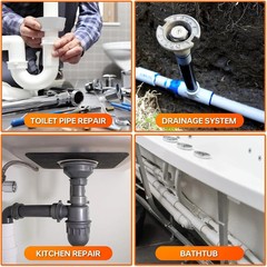Inside Pipe Cutter for PVC Pipe Cutter Tool Set with 7 inch Scale