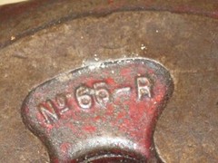 RIDGID NO. 65 R PIPE THREADER , 1&rdquo; -2&rdquo; With Handle, Used