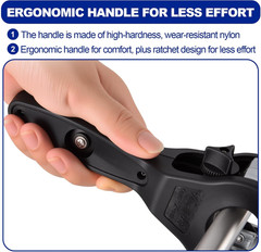 3rd Gen Ratcheting Tube Cutter in Narrow Space, Premium Pipe Cutters(1/4in to