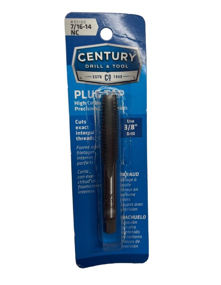Century Drill & Tool 95109, 7/16-14NC Plug Tap **SALE**