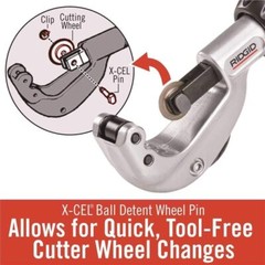 RIGID 31622 Model 150 Constant Swing Tubing Cutter, Small, Silver/Black