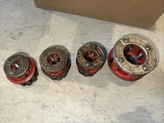 Ridgid 00-R Pipe Threader Die Head Set 00R Threading Dies 1/8,1/4,3/8, 1&rsquo;