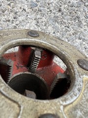 🇺🇸RIDGID 00-R Pipe Threader Threading Ratchet Head & 1&rdquo; Die Head🇺🇸