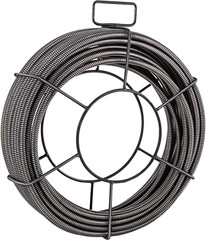 75Ft Drain Cleaning Cable with 4 Cutters &ndash; Heavy Duty Sewer Auger Tool