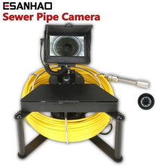 20M Pipe Inspection Camera 17mm HD 1200TVL Drain Sewer Camera 4.3&Prime; LCD Monitor