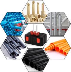 3 Blade PVC Pipe Reamer Kit 1-1/2 Inch & 2 Inch,2Pcs Plastic Pipe PVC Reamer Kit