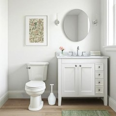 Korky BeehiveMAX Hideaway &ndash; Heavy Duty Toilet 1 Count (Pack of 1), White