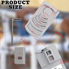 Deburring Tool for Plastic Pipe,Six Pipe Sizes for PVC Pipe Reamer w/Sharp Blade