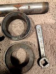 Rare Greenfield Adjustable Stock and Dies 1 1/4 Inch, 1 1/2&Prime; Inch & 2&Prime; Inch (T)