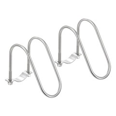 2pcs Cross Pipe Clamp 60mm x 60mm (2.36&Prime;) M8 Stainless Steel Tube Buckle