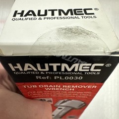 HAUTMEC Tub Drain Remover Wrench PL0030, New.
