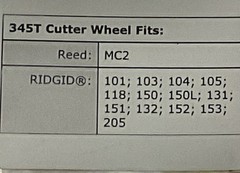 14 Tubing Cutter Wheels For Reed / Ridgid Mini Tubing Cutterb