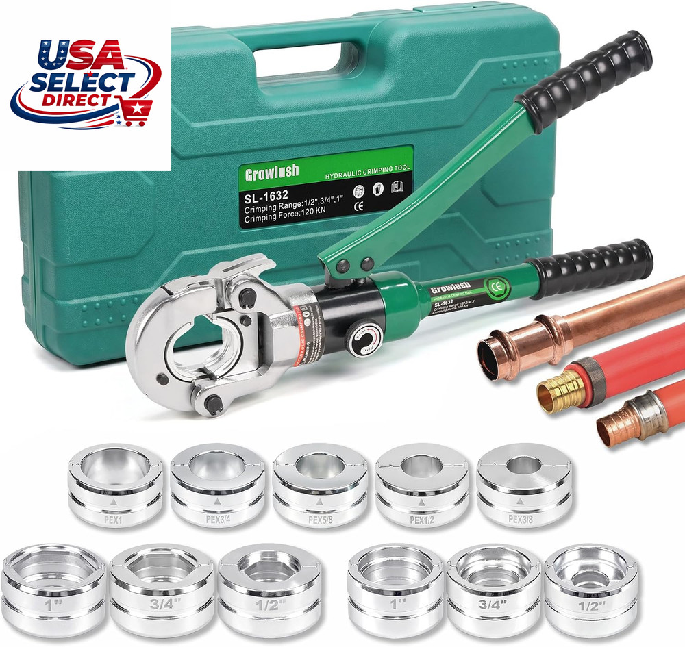 Copper Pipe Press Tool with 1/2&Prime;,3/4&Prime;,1&Prime; Dies for Copper Pipe and F877 Stainless