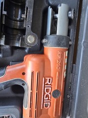 Ridgid compact RP 210 press frame Used With Battery And Charger Works