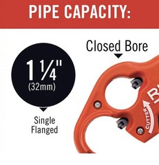 Ridgid 1-1/4 in. AND 1-1/2 in. PTEC 3000 Versatile Thin Wall Tubing Pipe Cutter