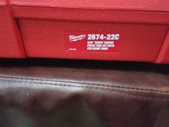 Milwaukee 2674-20 M18 Short Throw Press Tool With 3 Clamps & Batteries W/Case