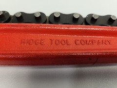 Ridgid 2 1/2&Prime; Pipe & Fittings Wrench C-18 Ridge Tool Company USA Used Condition