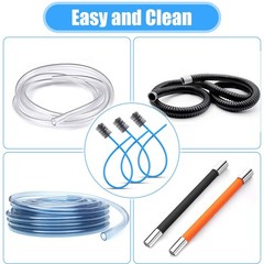 3 Pcs AC Drain Line Cleaner, Pipe Cleaners Condensate Pump Brush HVAC Condens&hellip;