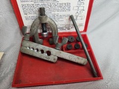 Vintage MAC Tools Double Flaring Tool Kit w Case 3/16&Prime; &ndash; 1/2&Prime; Tube SAE Made USA