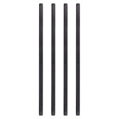 3/4&rdquo; x 30&rdquo; Black Steel Plumbing Pipe, Pre Cut, 3/4&Prime; x 30&Prime;, Gray