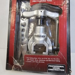 Husky 1003915700 Heavy-Duty Pro Flaring Tool Set 3/16&ndash;3/4 in &ndash; New, Damaged Box