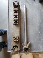 CRAFTSMAN Manual Pipe Threader Set with Rack and full set of dies