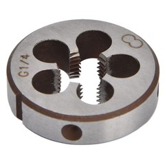 Alloy Steel 5 Chip Holes Thread Die Tool For Pipe Threading