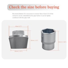 1.5&Prime; Tub Drain Extractor Bath Tub Drain Removal Tool with 1inch Socket Remove&hellip;
