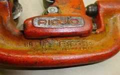 RIGID 1A Heavy Duty No. 1-2 Pipe Cutter Tool 1/8 in To 1 1/4&rdquo; Good Shape