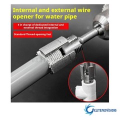 NEW Pipe Threader Kit PVC Integrated Internal & External Pipe Threading-Tool US