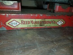 REED MFG Co. Pipe Threader Set w/Dies Vintage Plumbing Tool Made in USA NICE