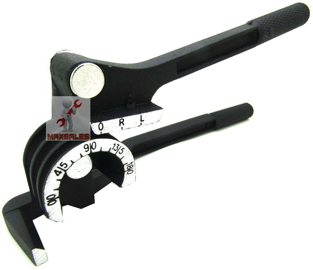 3-in-1 Pipe Tube Bender 1/4&Prime; 5/16&Prime; 3/8&Prime; 90&deg; Straight Angle Plumbing Tools NEW