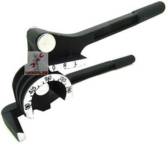 3-in-1 Pipe Tube Bender 1/4&Prime; 5/16&Prime; 3/8&Prime; 90&deg; Straight Angle Plumbing Tools NEW