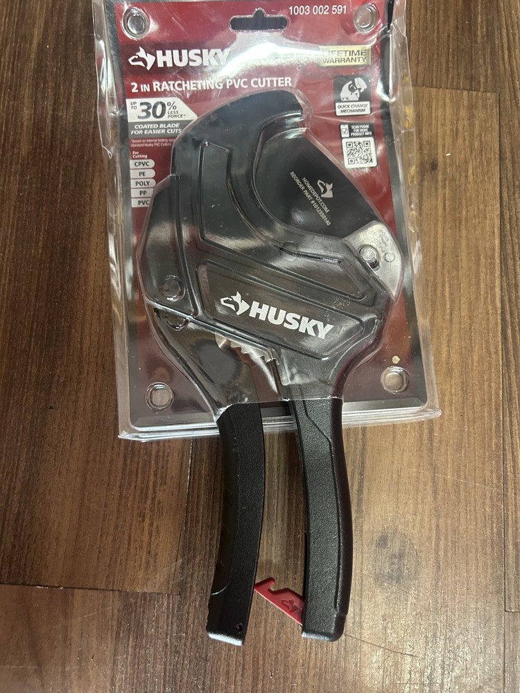 Husky Ratchet Pipe Cutter 3/8 in to 2 in Capacity, Model/MPN 1003 002 591