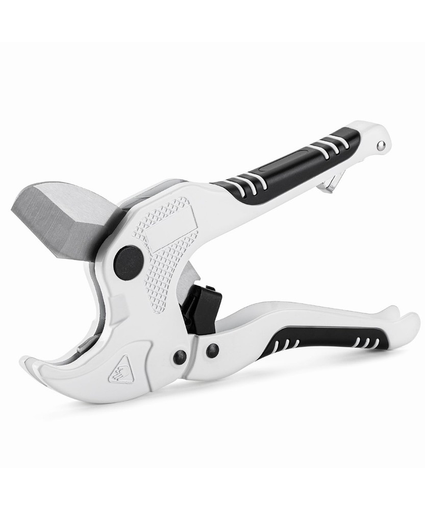 Bates- PVC Pipe Cutter, Cuts up to 1-5/8&Prime;, Ivory Ratcheting